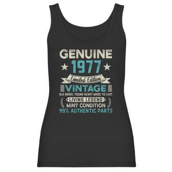 Vintage 1977 44Th Birthday Gift 44 Years Old Men Women Women Tank Top | Favorety CA