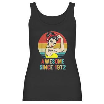 Vintage 49Th Birthday 1972 Women Gift For 49 Year Old Woman Women Tank Top | Favorety