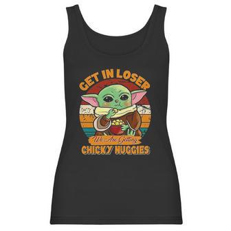 Vintage Baby Get In Loser We Are Getting Chicky Chicken Nuggies Women Tank Top | Favorety CA