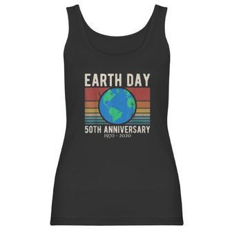 Vintage Earth Day 2020 50Th Anniversary Climate Change Women Tank Top | Favorety AU