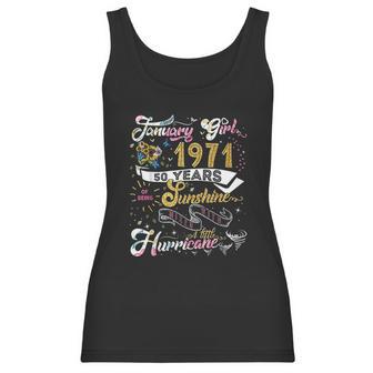 Vintage January 1971 Classic 50 Years Old 50Th Birthday Gift Women Tank Top | Favorety DE