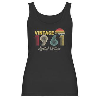 Vintage Limited Edition 1961 Funny 60Th Birthday Vintage Women Tank Top | Favorety