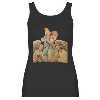 Vintage Mother Goose Children Jessie Willcox Smith Classic Round Sticker T Women Tank Top | Favorety CA