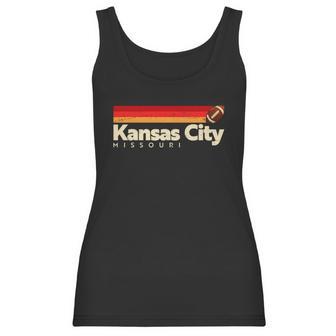 Vintage Retro Kansas City Missouri Football Women Tank Top | Favorety DE