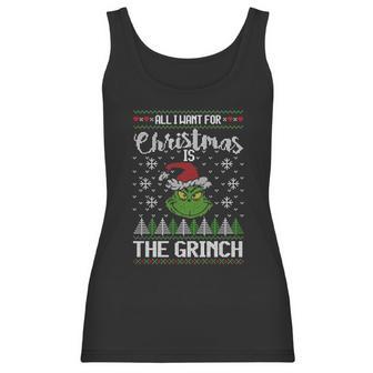 All I Want For Christmas Is The Grinch Women Tank Top | Favorety DE