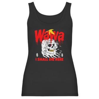 Wawa I Shall Die Here Halloween Men Women T-Shirt Graphic Print Casual Unisex Tee Women Tank Top | Favorety AU