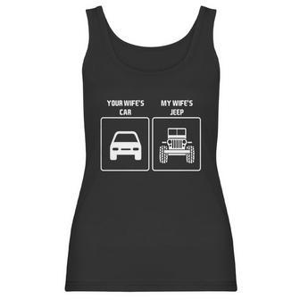 Your Wifes Car My Wifes Jeep Offroad Country T-Shirt Women Tank Top | Favorety CA