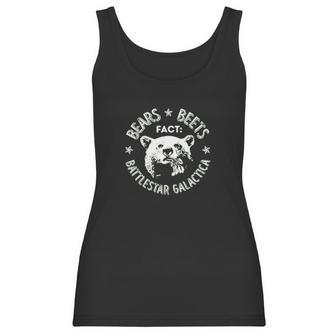 Wild Bobby Office | Fact Bears Beets Battlestar Quote Women Tank Top | Favorety