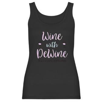 Wine With Dewine It Is 2 Oclock Somewhere Women Tank Top | Favorety DE