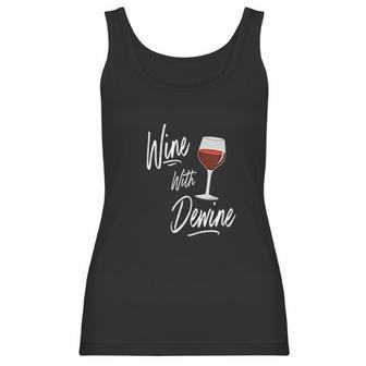 Wine With Dewine Drinking Game Women Tank Top | Favorety DE