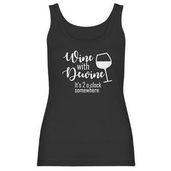 Wine With Dewine Ohio Women Tank Top | Favorety UK