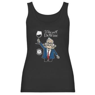 Wine With Dewine It Is Two Oclock Somewhere Women Tank Top | Favorety