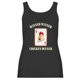 Winner Chicken Lucky Casino Gambling Blackjack Women Tank Top | Favorety UK