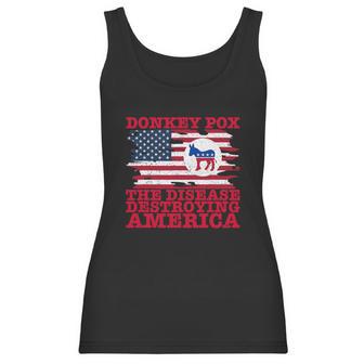 Wonky Donkey Pox The Disease Destroying America Women Tank Top | Favorety CA