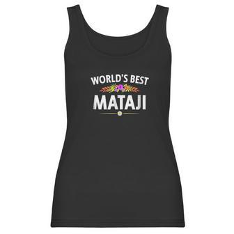 Worlds Best Mataji Punjabi Mom Women Tank Top | Favorety