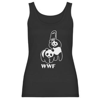 Wwf Funny Panda Bear Mma Wrestling Women Tank Top | Favorety AU