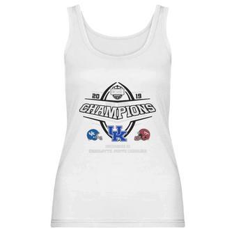 2019 Belk Bowl Champions Kentucky Wildcat Vs Virginia Tech Hokies Shirt Women Tank Top | Favorety CA