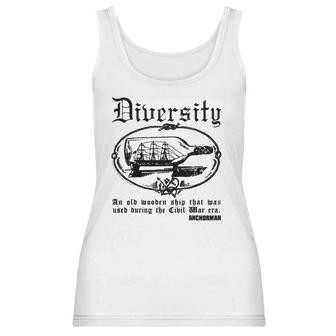 Anchorman Diversity An Old Wooden Ship Men Women T-Shirt Graphic Print Casual Unisex Tee Women Tank Top | Favorety UK