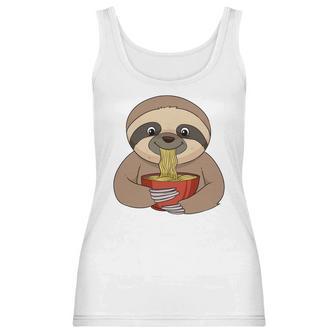 Anime Sloth Ramen Noodles Women Anime Women Tank Top | Favorety UK