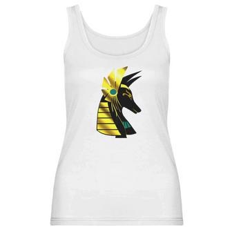 Anubis Ancient Egyptian God Of The Afterlife Blue Women Tank Top | Favorety AU