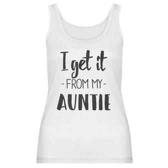 I Get It From My Auntie Creeper Funny Family Baby Jumpsuit Women Tank Top | Favorety UK