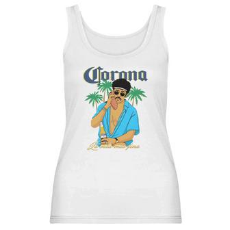 Bad Bunny X Corona Beer Hoodie Women Tank Top | Favorety CA