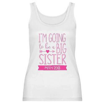 Blu Magnolia Co Girls I Am Going To Be A Big Sister Women Tank Top | Favorety