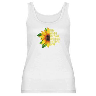 Womens I Am Blunt Because God Rolled Me That Way Sunflower Women Tank Top | Favorety CA