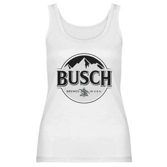 Busch Beer Black &Ampamp White Logo T-Shirt Women Tank Top | Favorety CA