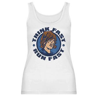 Chad Powers 200 American Football Think Fast Run Fast Men Women T-Shirt Graphic Print Casual Unisex Tee Women Tank Top | Favorety CA