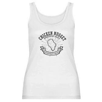 Chicken Nugget Appreciation Society Funny Food Women Tank Top | Favorety UK