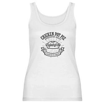 Chicken Pot Pie Appreciation Society Funny Food Women Tank Top | Favorety UK