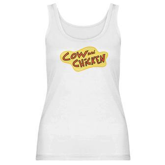 Cow And Chicken Logo Color Women Tank Top | Favorety UK