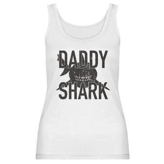 Daddy Shark Black Graphic Best Christmas Gifts For Dad Women Tank Top | Favorety AU