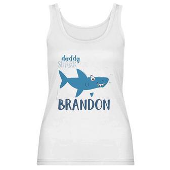 Daddy Shark Brandon Best Christmas Gifts For Dad Women Tank Top | Favorety DE