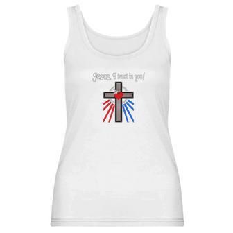 Divine Mercy Chaplet Prayer Jesus I Trust In You Women Tank Top | Favorety