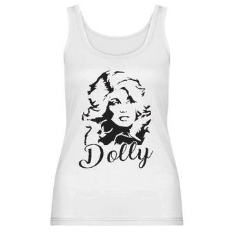 Dolly Graphic Women Vintage Dolly Casual Country Music For Band Music Lovers Women Tank Top | Favorety