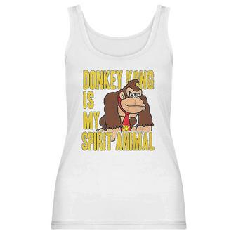 Donkey Kong Is My Spirit Animal Women Tank Top | Favorety