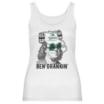 Drankin Funny Saint Patricks Day Clover Beer Franklin Irish Women Tank Top | Favorety DE