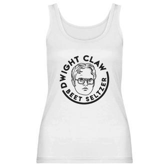Dwight Claw Beet Seltzer Shirt Women Tank Top | Favorety UK