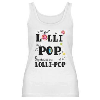 Funny Lolli Pop Lollipop Grandparents Couples Women Tank Top | Favorety UK