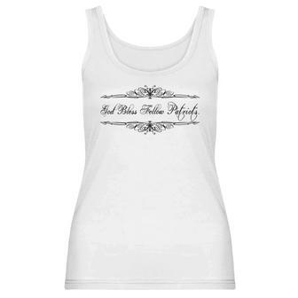 God Bless Fellow Patriots Ornate Qanon Q Women Tank Top | Favorety AU