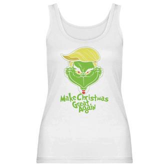 Grinch Make Christmas Great Again Women Tank Top | Favorety DE