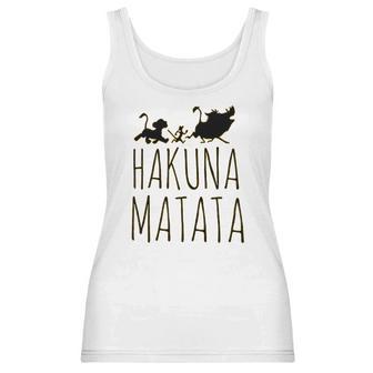 Hakuna Matata Women Funny Letter Print Casual Graphic Women Tank Top | Favorety CA