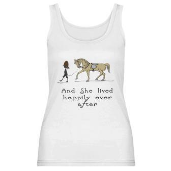 Happily Ever After Horse Equestrian Tee Women Tank Top | Favorety UK