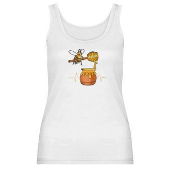 Honey Heartbea Lover Loves Honey Bees Women Tank Top | Favorety