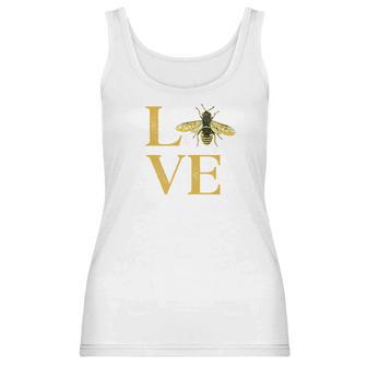 Love Bees Beekeeper Gift Cute Honey Bee Women Tank Top | Favorety DE