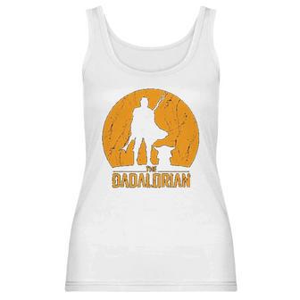 The Mandalorian Dadalorian Best Christmas Gifts For Dad Women Tank Top | Favorety CA