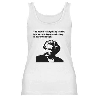 Mark Twain Whiskey Women Tank Top | Favorety UK