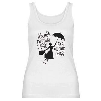 Mary Poppins Music Women Supercalifragilisticexpialidocious Girls Women Tank Top | Favorety UK